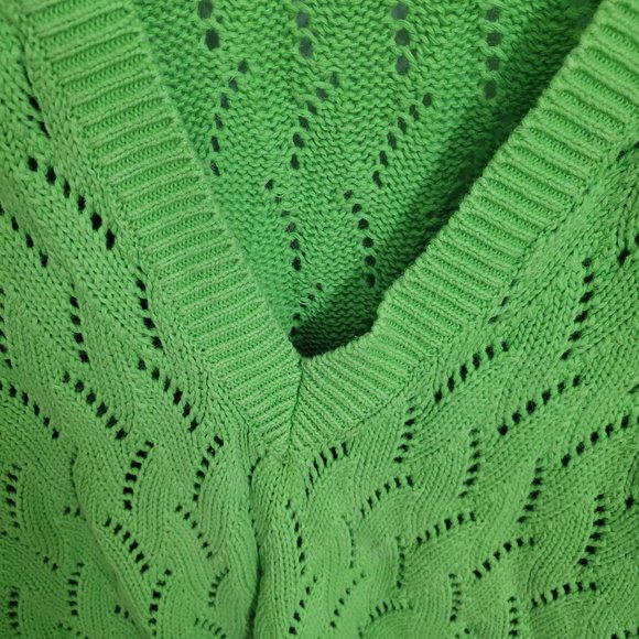 Women's Size Medium V-Neck Sweater - Picture 3 of 5